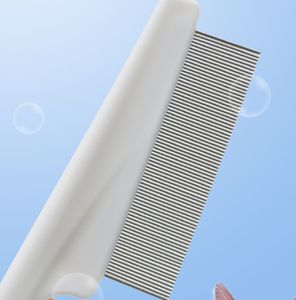 Peines de peluquería para <span class=keywords><strong>mascotas</strong></span>, peine para la caspa, peine para pulgas de perro, silencioso para Escorpión, especiales, cepillo para el cabello, suministros de peluquería rectos - Product Image 6