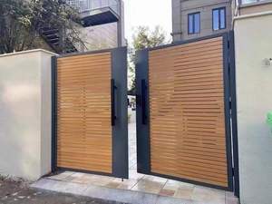 فيلا فاخرة حديثة مانور بوابة حديدية بتصاميم بوابة منزلقة بوابات ألومنيوم - Product Image 4