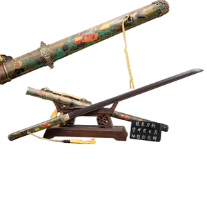 <span class=keywords><strong>ชุด</strong></span>ทองแดงล้วนดอกไม้บานสไตล์ยาวดาบไม้อันเก่าแก่สำหรับตกแต่งรอบๆภาพยนตร์และโทรทัศน์ผลิตในประเทศจีน - Product Image 1