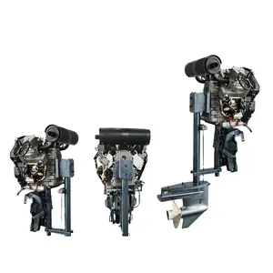 Schlussverkauf 1,25L 40PS 4-Takt-Zylinder-Zwei-Zylinder luftgekühlter Bootmotor Diesel Außenbord-Bootmotoren für Marine