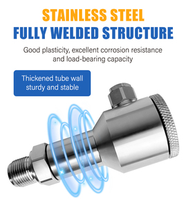 Explosionsgeschützter Differenzdrucktransmitter IP67 Edelstahlmaterial 3 Jahre Garantie für Stadt-, Lebensmittel-, Brau- und Medizinindustrie - Product Image 4