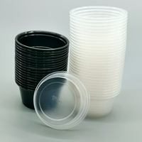 Pots à sauce en plastique de 2oz Gobelets en plastique PP avec couvercle