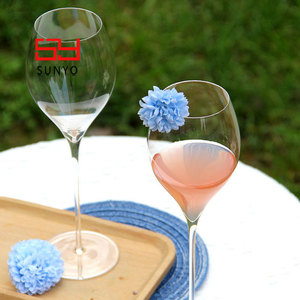 Verres à vin SUNYO Leadfreen en cristal ultra-fin, verres à vin transparents, verres à vin <span class=keywords><strong>de</strong></span> luxe à pied fin, verre à vin rouge <span class=keywords><strong>Bordeaux</strong></span> en cristal - Product Image 4
