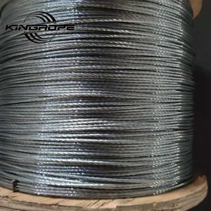 Alambre de Acero Galvanizado 1x7 de Alta Resistencia, Sin Pretensores, para Líneas Aéreas, Invernaderos y Espalderas de Huertos - Product Image 1