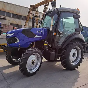 Venta caliente 70hp 4WD compacto tractor de granja con cabina