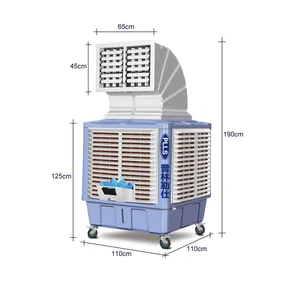 Industrial portable ice water air cooler