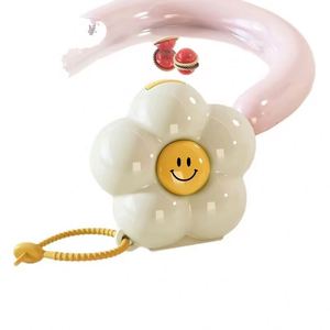 Organisateur de pilules portable de haute qualité à 6 compartiments |   Boîte à pilules quotidienne pliable en plastique avec couvercle imprimé - Product Image 1
