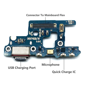 Conector de puerto de carga de teléfono móvil, conector de carga flexible para <span class=keywords><strong>Samsung</strong></span> <span class=keywords><strong>Note</strong></span> 8 9 <span class=keywords><strong>10</strong></span> 20 Ultra, piezas de repuesto para teléfono móvil - Product Image 1