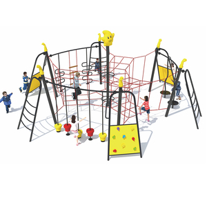 Parque de atracciones <span class=keywords><strong>Niños</strong></span> <span class=keywords><strong>Escalada</strong></span> Tipo de red Patio de juegos Cuerda Equipo de red Equipo de patio de recreo al aire libre - Product Image 5