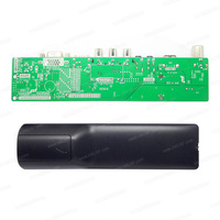 Carte de pilote de contrôleur TV universel HDV56U-AS V2.1 avec câble LVDS TV/PC/VGA/USB