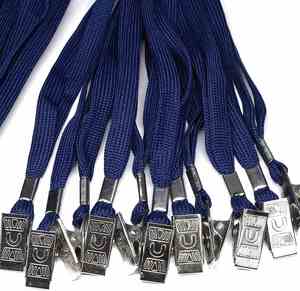 High Quality Custom Logo Printing <b>Polyester</b> Tube <b>Lanyard</b> Neck Strap Keychain/ ID Card Holder <b>Lanyards</b> With Metal Chip - Product Image 2