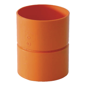Manchon soudé en PVC orange, connecteur 63 mm - Product Image 1