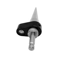 Mini-prisme de topographie en argent de 14 cm avec connexion filetée suisse pour prisme de mesure