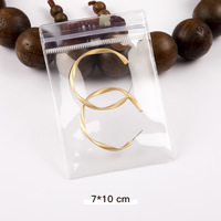 Pochette plate légère en LDPE pour eau minérale, transparente, mini, portable, durable, imprimée flexo, avec fermeture éclair, logo personnalisé