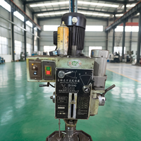 Machine de perçage et de fraisage verticale d'occasion Haibo ZB5040 multifonctionnelle, table de travail 40 mm x 1200 mm