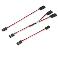 1 à 2 Y Harnais Fils Splitter Câble Mâle Femelle JR Futaba Style Servo Fil pour Modèles RC Avion