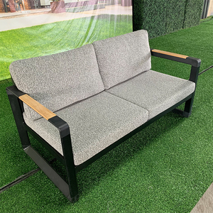Bon marché Prix maille <span class=keywords><strong>en</strong></span> <span class=keywords><strong>aluminium</strong></span> style simple mobilier d'extérieur ensembles <span class=keywords><strong>de</strong></span> <span class=keywords><strong>salon</strong></span> <span class=keywords><strong>jardin</strong></span> moderne connu vers le <span class=keywords><strong>bas</strong></span> conception teck canapé <span class=keywords><strong>en</strong></span> bois - Product Image 5