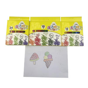 Nuevos Crayones Triangulares Limpios para Colorear y Pintar, No Manchan las Manos - Product Image 1