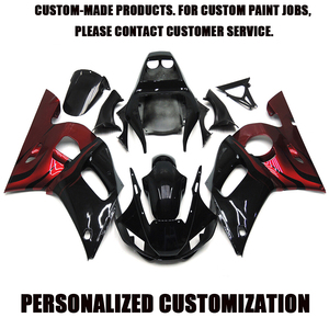 Personalized Customization - Unpainted Fairing Kit for <strong>Yamaha</strong> YZF R6 <strong>YZFR6</strong> 1998-2002 2001 2000 YZF-R6 98-02 Bodywork Fairings - Product Image 2