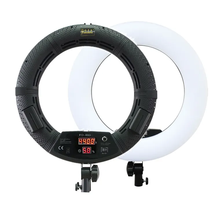 Yidoblo FD-480 ring light soft led youtube photography video 18 inch lamp