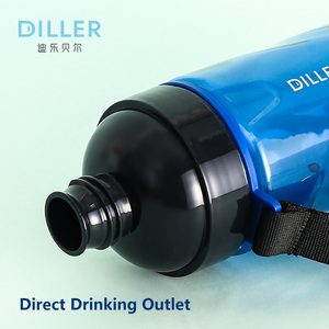 Respetuoso del medio ambiente libre de bpa de logotipo personalizado de los deportes de plástico beber botella de agua - Product Image 4