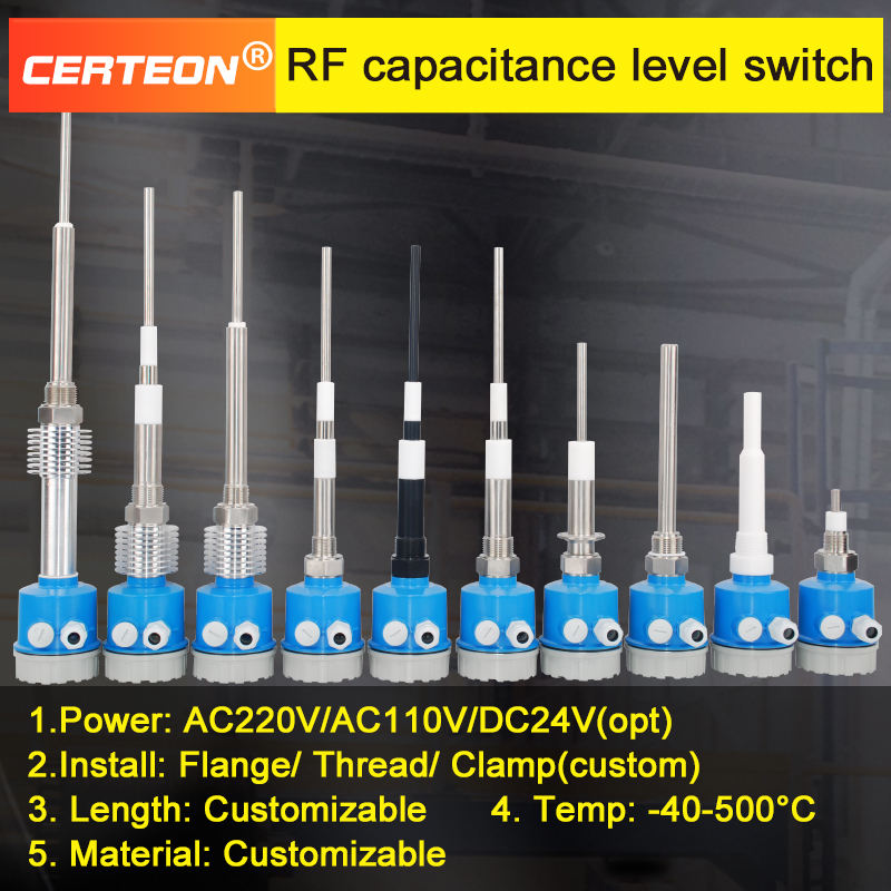 High Precision RF Admittance Level Switch for Liquid and Solid ...