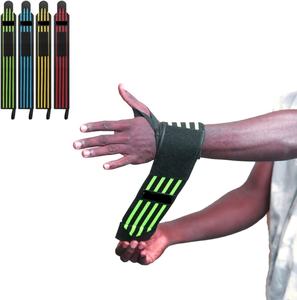 ที่มีสีสันมืออาชีพรั้งข้อมือสนับสนุนยิมข้อมือห่อด้วยห่วง<span class=keywords><strong>นิ้ว</strong></span>หัวแม่มือ - Product Image 2