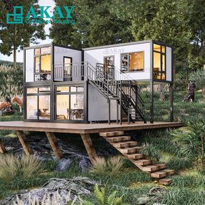 モダンなデザインプレハブプレハブ住宅モジュラーコンテナハウス3ベッドルーム - Product Image 1