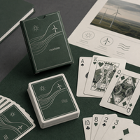 Cartes à jouer promotionnelles écologiques personnalisées avec emballage en boîte sur mesure pour événements B2B, cadeaux et activation en vente au détail