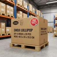 Sucette rotative créative à visages changeants avec bonbon dur de 10g, jouet amusant pour enfants, idéal pour les fêtes