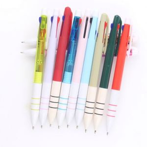 Best Top Selling Three <b>Ink</b> <b>Refill</b> Color Plastic Ballpoint Pen with Custom Logo Printing for School Office - Product Image 3