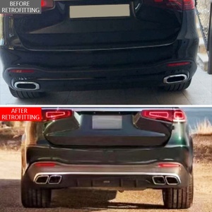 ชุดแต่งกันชนหลัง AMG รุ่นใหม่ ปี 2021 พร้อมปลายท่อไอเสีย สำหรับ Mercedes-Benz GLS/GLE (W167) GLS450/GLS63 แบบ Bolt-On อัพเกรดโดย OUER - Product Image 2