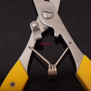 โรงงานอุปกรณ์ตกปลา Boyuan คีมตัดสายเบ็ดแบบยาว ตัวถอดตะขอโลหะ สำหรับอุปกรณ์ตกปลา ด้ามจับสีเหลือง - Product Image 1