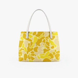 Borsa Tote Personalizzata con Motivo Mimetico in PU, Grande Borsa a Spalla da Donna, Borsa alla Moda per Shopping Quotidiano con Manico a Contrasto - Product Image 2