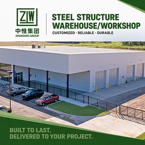 Zhongwei - Diseño de Almacenes de Estructura de Acero Prefabricada para Centros Comerciales al Aire Libre de Construcción Rápida, Salas de Exhibición de Automóviles 4S - Product Image 1