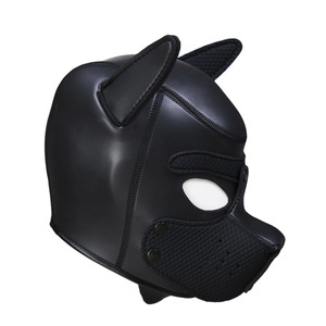 <span class=keywords><strong>Masque</strong></span> de tête de <span class=keywords><strong>chien</strong></span> <span class=keywords><strong>SM</strong></span> multicolore OEM en gros avec GAG inclus pour adultes - Product Image 6