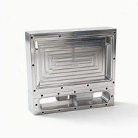 Plaque froide microcanal en aluminium 6061 anodisé sur mesure, brasée sous vide, pour refroidisseur liquide de centre de données, stockage d'énergie et IGBT
