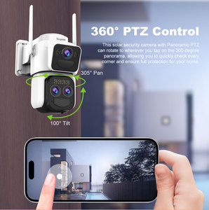 Telecamera PTZ Ringsee con 3 Lenti e 3 Schermi, 9MP WiFi, Sensore CMOS IP66, Audio Bidirezionale, Telecamera con Faretto - Product Image 3