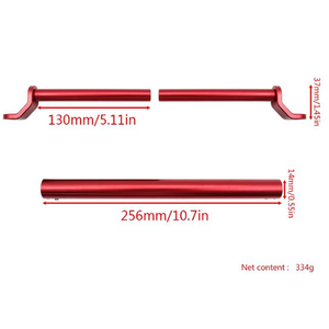 Barre d'équilibre universelle pour <span class=keywords><strong>moto</strong></span>, 10 pièces, Modification de la barre transversale, barre de renforcement de <span class=keywords><strong>guidon</strong></span> en alliage d'aluminium CNC - Product Image 2