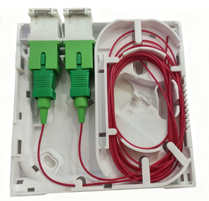 Boîtier de <span class=keywords><strong>Prise</strong></span> Murale à Fibre <span class=keywords><strong>Optique</strong></span> FTTH 2 Ports Boîte de Terminaison SC/APC <span class=keywords><strong>Prise</strong></span> Fibre Intérieure pour Réseau <span class=keywords><strong>Optique</strong></span> - Product Image 6