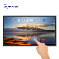 INGSCREEN 32 pulgadas Android 12,0 pantalla táctil ultrafina IP65 señalización Digital 4mm píxeles estante montado en la pared pantalla para ascensor