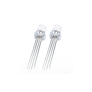 <span class=keywords><strong>F8</strong></span> transparent pleine couleur co anode quatre pattes 8mm RGB rouge vert bleu pleine couleur insertion directe LED perle diode électroluminescente - Product Image 1