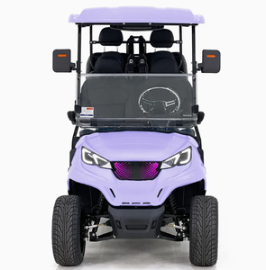 รถเข็นไฟฟ้าพรีเมียม โครงเหล็กกล้าคาร์บอน 4 ที่นั่ง แบตเตอรี่ลิเธียมแบบชาร์จไฟได้ มอเตอร์ 5 กิโลวัตต์ ความเร็ว 24 กม./ชม. 4 ล้อ รับน้ำหนักได้ 300 กก. 1500 - Product Image 2