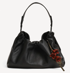 Sac à main pour femme en cuir véritable, forme oreiller, avec fermeture éclair, durable, léger, imperméable, capacité de 1 à 1,9 L - Product Image 2