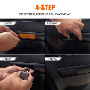 Luces LED de Marcador Lateral para Parachoques Delantero al por Mayor para VW <span class=keywords><strong>GOLF</strong></span> <span class=keywords><strong>GTI</strong></span>/R32 MK4 JETTA CABRIO, Lámpara Indicadora de Señal de Giro LED - Product Image 3