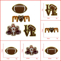 En gros Personnalisé Gameday Baseball Volleyball Basketball Chenille Broderie Fer Sur Écusson