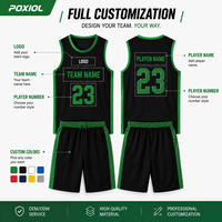 Conjunto de Uniforme de Baloncesto Personalizado, Camiseta y Pantalones Cortos de Malla Transpirable, Nombre y Número del Equipo Personalizados para Clubes Europeos, Escuelas y Academias