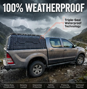 Cubierta de Aluminio de Alta Calidad para Camioneta <span class=keywords><strong>Mitsubishi</strong></span> <span class=keywords><strong>L200</strong></span> Triton Nissan Navara Foton Tunland, <span class=keywords><strong>Precio</strong></span> de Fábrica - Product Image 4