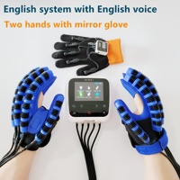 Gant de rééducation robotisé anglais pour la main, équipement de rééducation post-AVC pour hémiplégie, correction de la fonction manuelle, exercice pneumatique