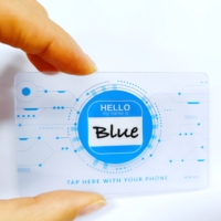 Individuell Bedruckte NFC Transparente Karte für 213/215/216 13,56MHz RFID PVC Zugangskontrolle Visitenkarte